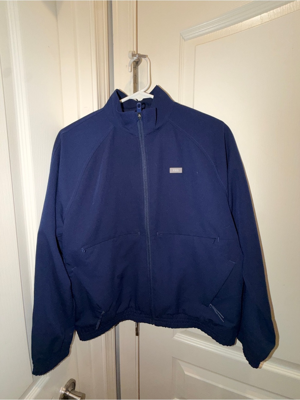 Figs Navy Sydney Scrub Jacket
